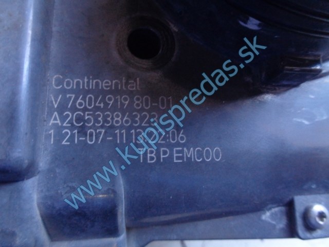 škrtiaca klapka na citroen c4 1,6 16V, V760491980-01